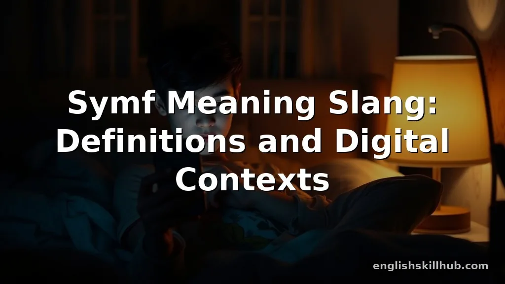 symf meaning slang