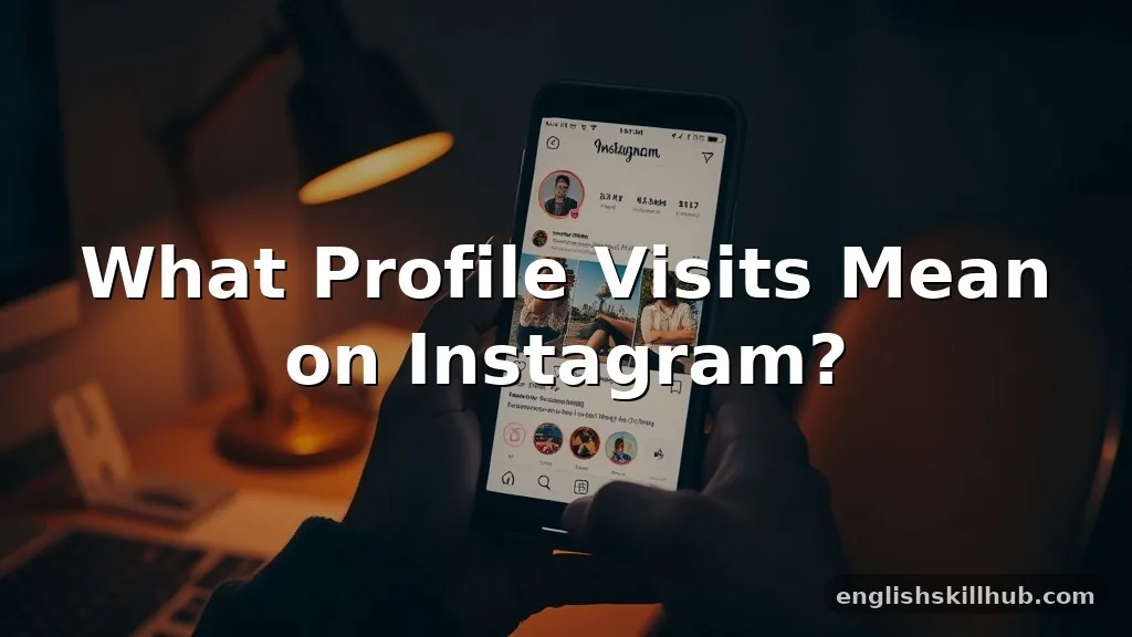 what does profile visits mean on instagram
